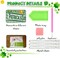 3-Piece St. Patrick’s Day Diamond Painting Kit Set – DIY 5D Gnome Diamond Art Hanging Signs for Wall, Door & Window Decor – Festive Shamrock Home Decorations Craft Kit